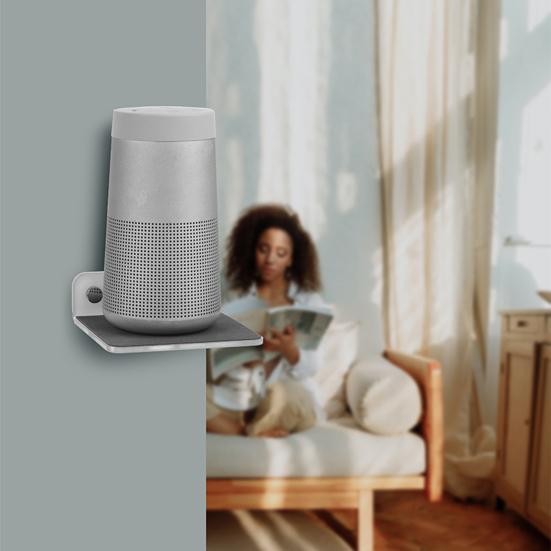 Wall Storage Rack Storage Acrylic Mini Multifunctional Items Smart Speaker Bedside Storage Holder