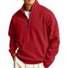 Men's Pullover with Collar Long Sleeve Casual Sweatshirt