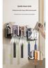 Wall-Mounted Suction Cup Toothbrush & Mouthwash Holder