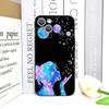 Creative Black Stardust Girl Pattern Phone Case for IPhone 17 16 12 11 14 Plus 13 14 15 Pro Max 12 13 Mini X XSMAX XR Soft Cover