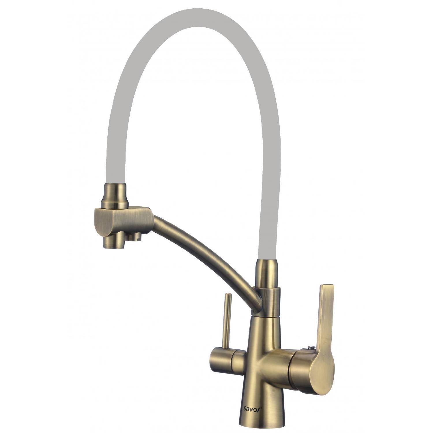 

Смеситель для кухни под фильтром Savol S-l1805c-04