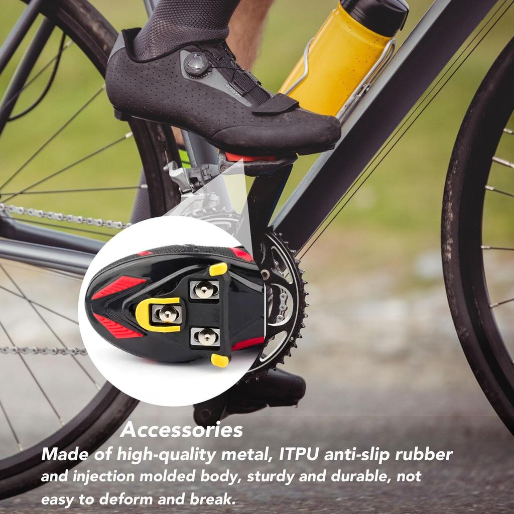 SEPSCO Bicycle SPD Cleats, Cleat Set Compatible with Shimano SPD-SL