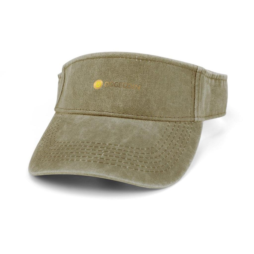 Criptovaluta Dogecoin Cappello da Cowboy unisex da Donna Sport Tennis Golf Cappelli con Visiera Parasole Top Aperto Cappello Personalizzato