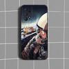 One P-Punch Man Saitama Phone Case For Samsung Galaxy A73,31,32,72,41,53,52,71,22,5G,Note,J7,8,9 Soft Black Cover