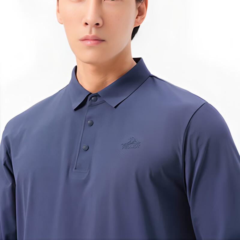 Pelliot Men's Quick-Dry Long-Sleeve Polo Shirt