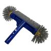 Pool Scrub Brush with Portable Round Tips Easy To Use 13'' Nylon Bristles