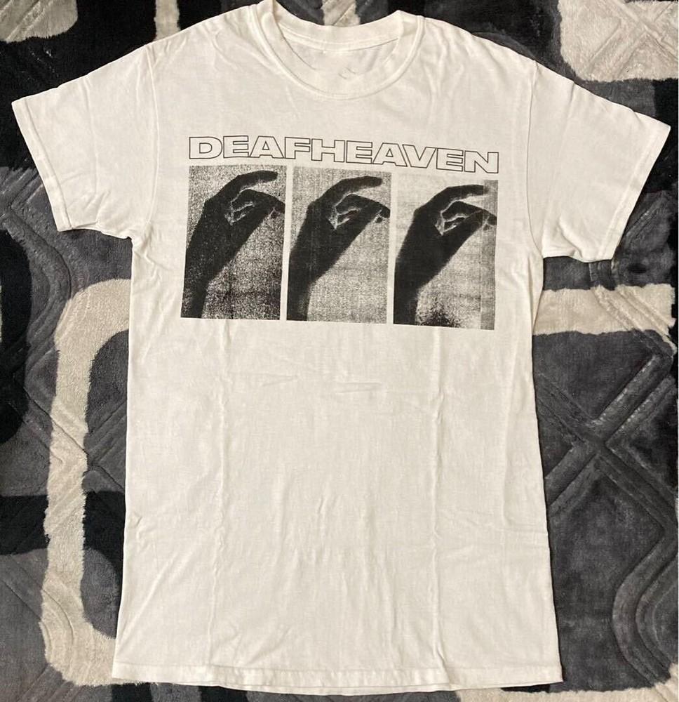 Vtg Deafheaven Band For Fans Heavy Cotton White All Size Unisex Shirt AQ57 Unisex T-Shirt L