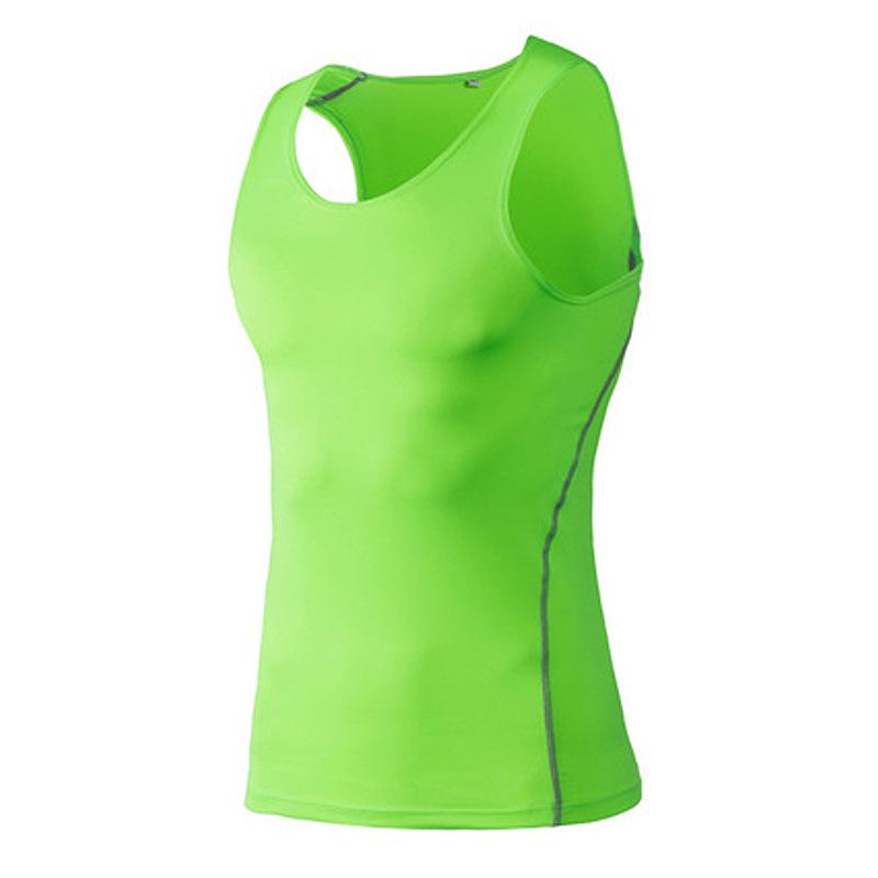 Chaleco de Entrenamiento para Hombre de Secado Rápido y Alta Elasticidad - Capa Base Transpirable que Absorbe el Sudor para Correr y Baloncesto