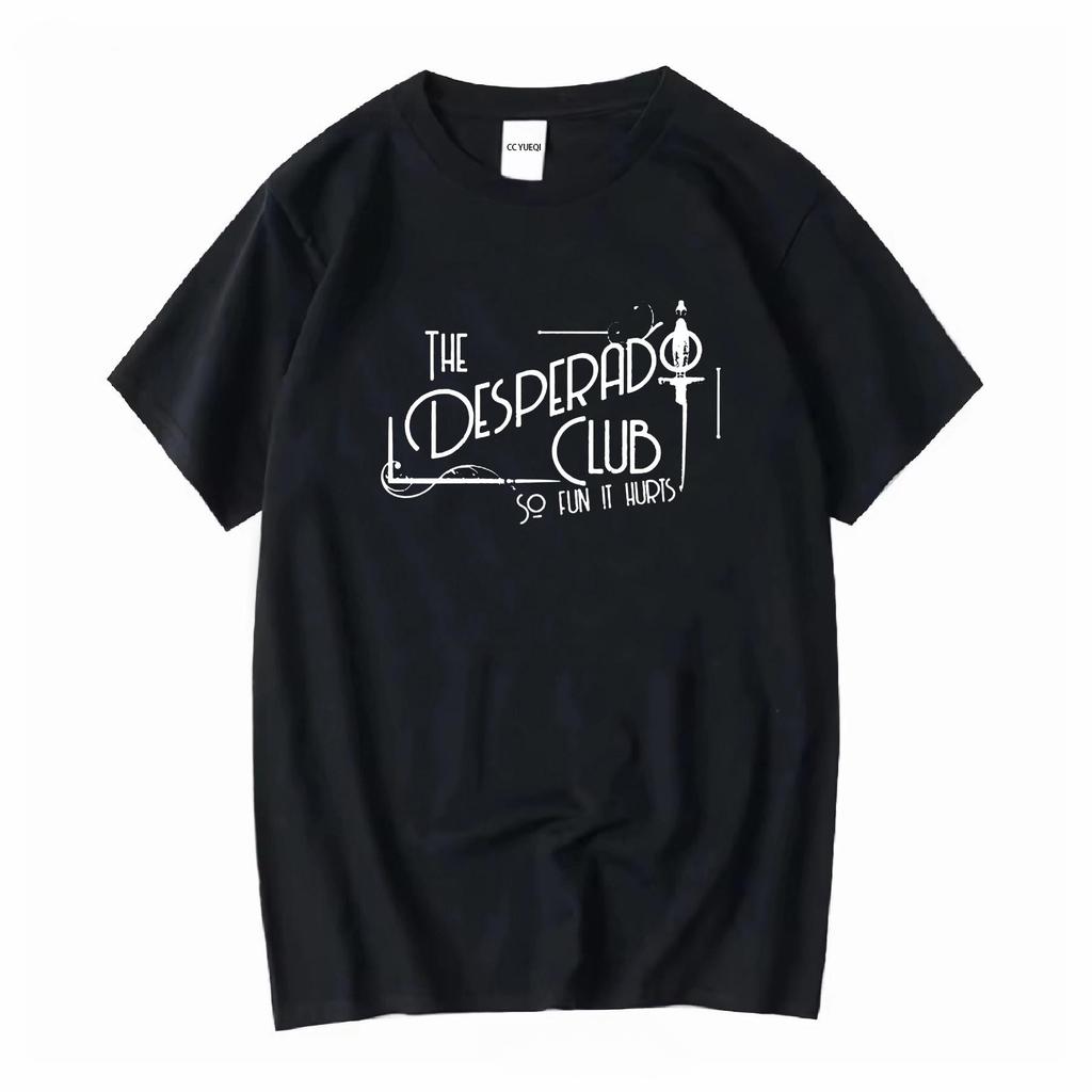 Dungeon Crawler Carl Desperado Club Logo T Shirt Vintage Top For Everyday Wear Stylish Unisexs Clothing Unisex 2026 Summer T Shirt