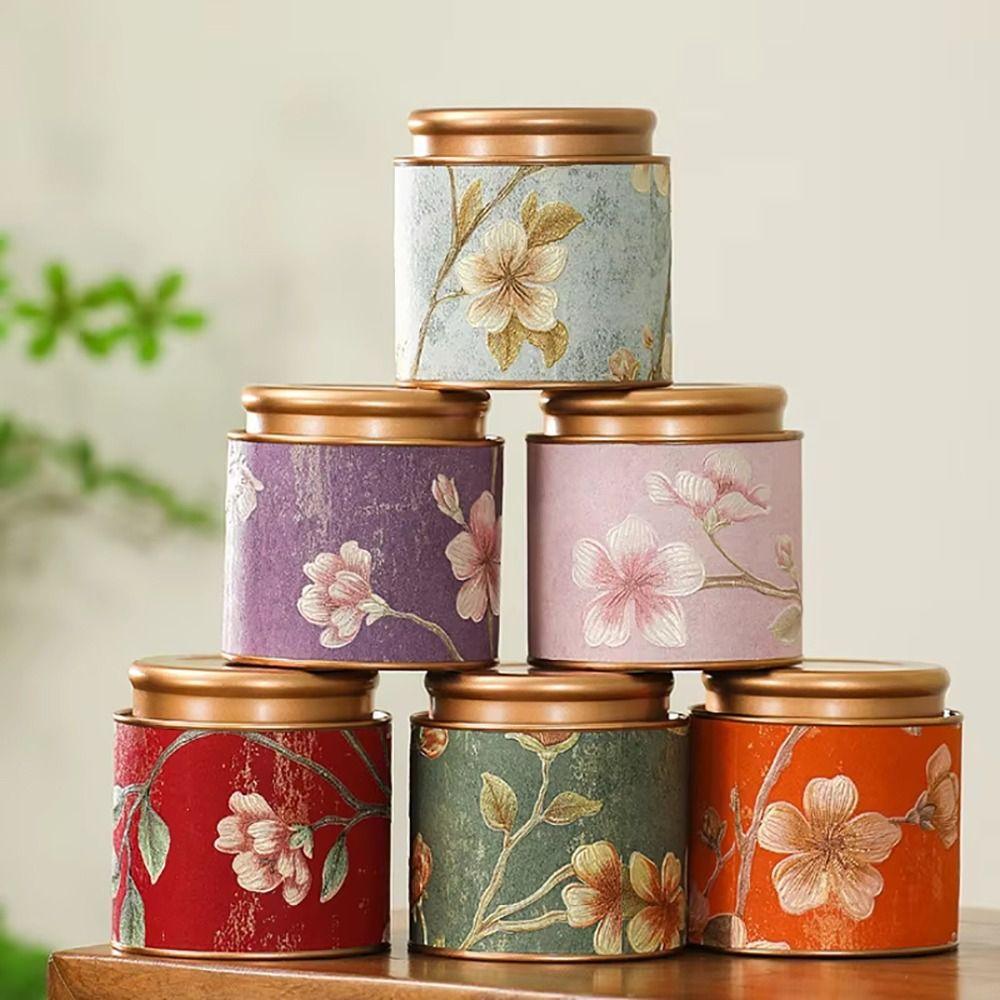 1 Stück Teeverpackung Tee versiegelter Behälter 10/19cm Weißblech Aufbewahrungsdose Neu Leere Teedose