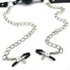 Adult Sex Products  Women's Mouth Stoppers with Chains Breast Clip Props Couples Flirting and Fun Sex Toys SM Sex Tool for Woman