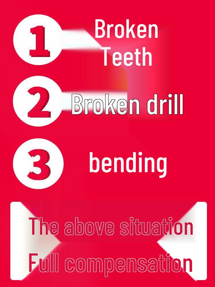 Two-Groove Round Handle & Four-Square Handle Concrete Hammer Drill Bit