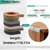 1pc 118.11X0.79in Inside Outside Corner Trim Moulding Flexible Wall Corner Protector Self Adhesive Edge Floor Transition Strip