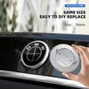1 stk 78mm Bagklap Bagagerum Emblemer Mærke Til BMW 51141970248 E53 E66 2 Pins Sølv Base Aluminium Klistermærke Blå Hvid Tilbehør