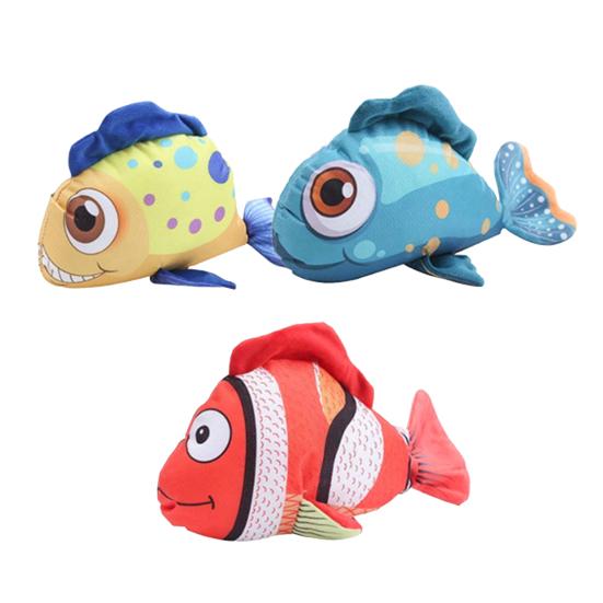 Yousheng Pet Toy Sound-Producing Interactive Dog Toy Fish Shape Bite-Resistant Soft Chew Toy Pet Play