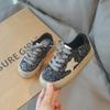 Girls' 2024 Autumn Sequined Sneakers - Trendy Korean-Style Casual Sports Shoes for Little Fashionistas
