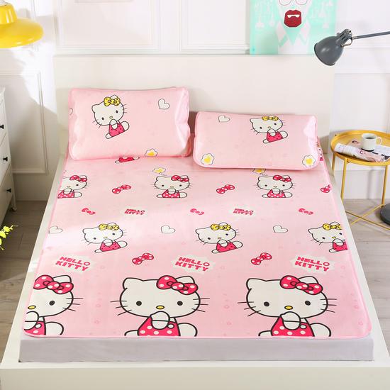 Washable Ice Silk Cool Pillowcase 48x74cm - Breathable, Sweat-Absorbent Summer Rattan Mat for Students