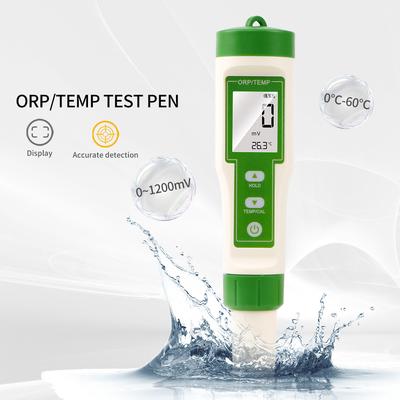 Portable Digital ORP Meter 2 In 1 Water Quality Tester ORP Temp Meter High Precision ORP Test Pen Water Analyzer for Aquarium