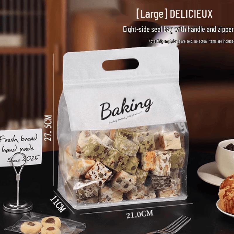 Xingduo Zippered Hand-Carry Snowflake Crisp Packaging Bags