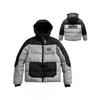 Winter Hooded Zip-Up Cotton Jacket Embroidered Letter Loose Fit Casual Streetwear Teens
