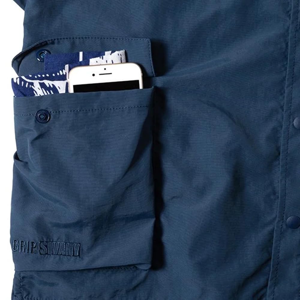 [Grip Swany] Women's Supplex Stand Collar Shirt GSW-34 (M, Navy)