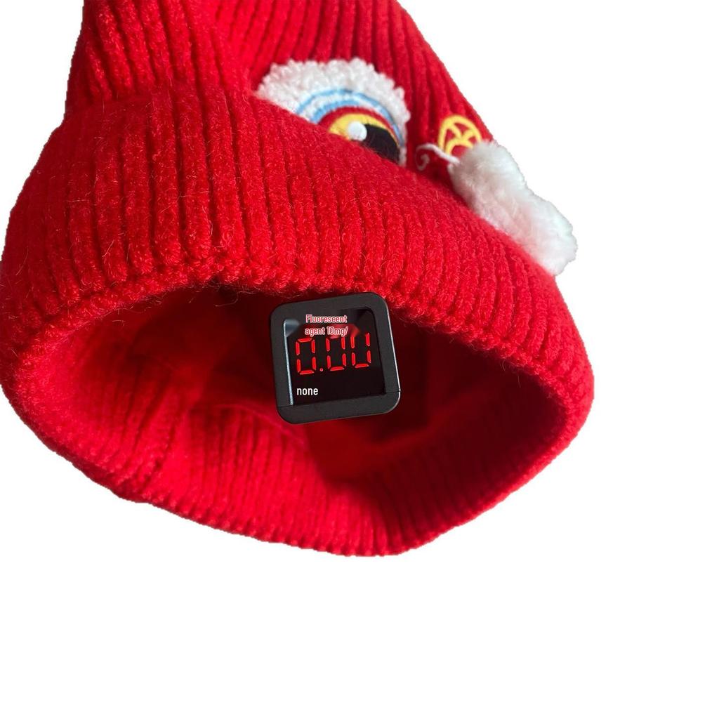 Embroidered Lion Woolen Baby Hat for Boys & Girls - 100-Day Birthday, Warm Ear Protection, Autumn/Winter Style
