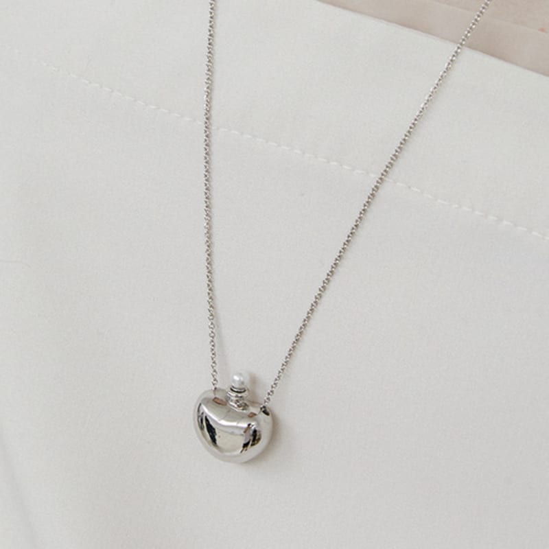 by hyeres Perfume love necklace (Silver) BH7N56764WB700