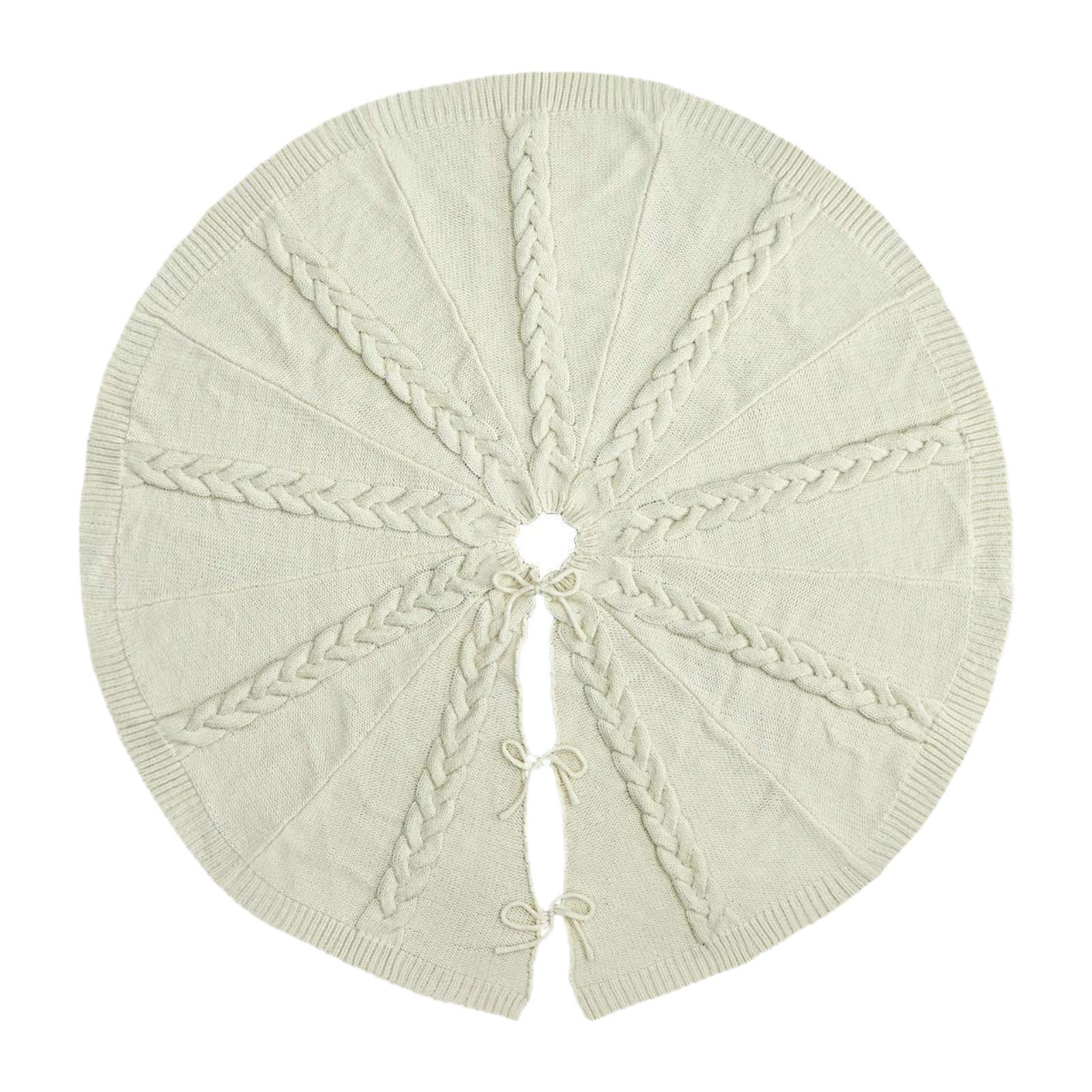 

Юбка для рождественской елки Рождественский декор Декоративный коврик для рождественской елки Рождественское украшение на Новый год Дверной проем Фермерский дом Отель Спальня бежевый