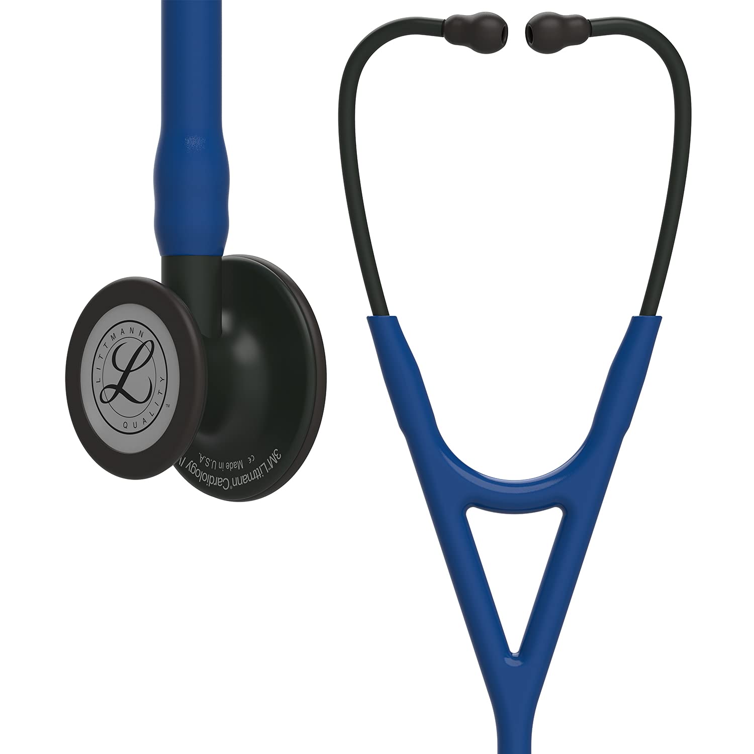 

Littmann Stethoscope Sensitivity Navy Finish 6168 [High Two-in-One Tube] Blue/Black