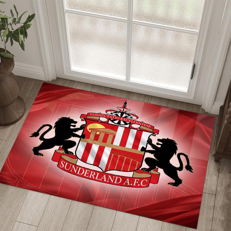 Sunderland Design Crystal Velvet Carpet Cozy Non?Slip Printed Rug For Bedroom Living Room Entrance