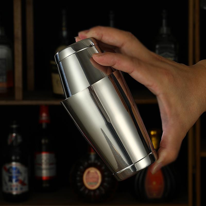Premium Mini Cocktail Shaker Set: Two-Piece Pro Boston Shaker Set,Martini Drink Shaker Made from Stainless Steel 304