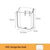 Wall-Mounted Transparent Storage Box for Phone, Remote, Toothbrush, and Comb