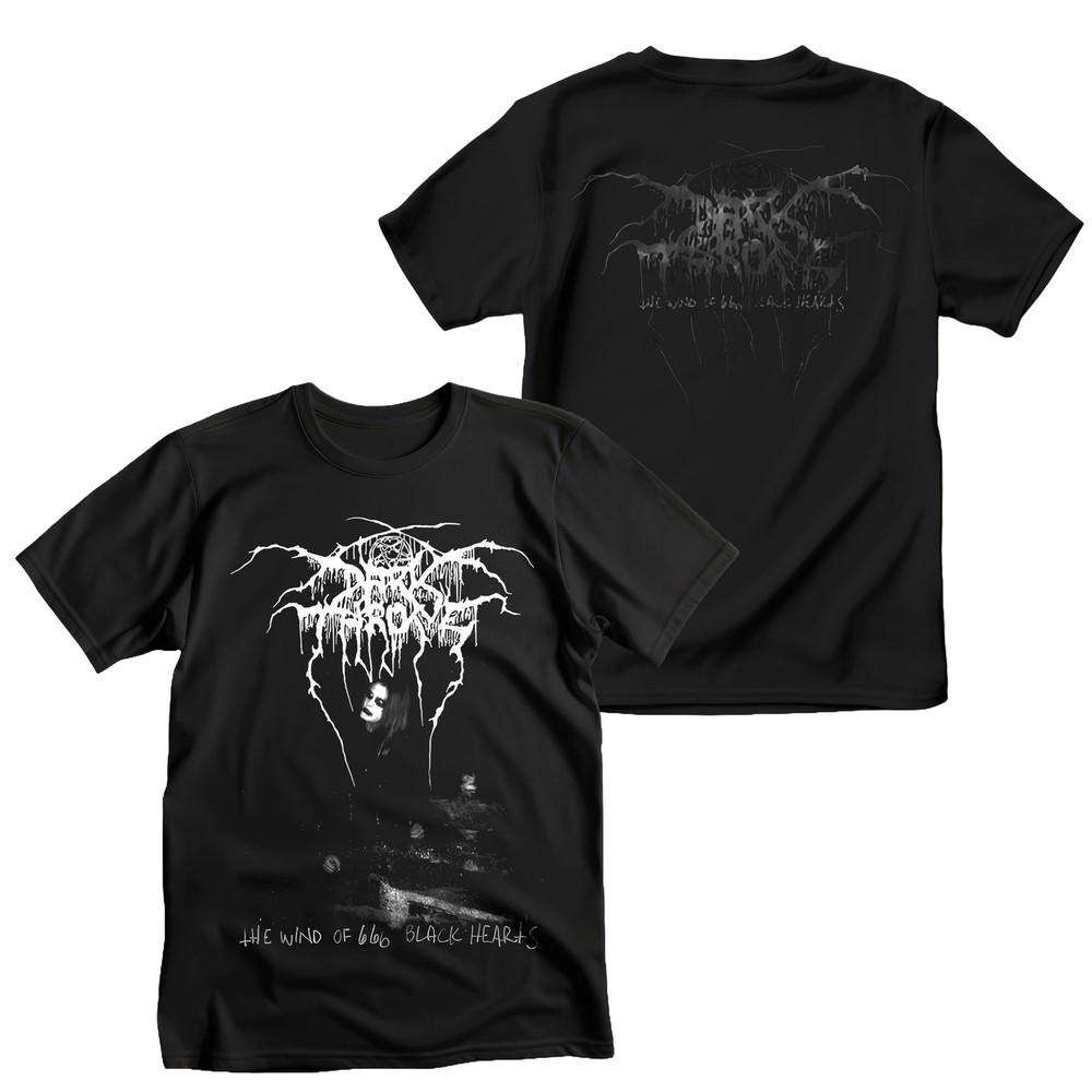 Authentic Darkthrone The Winds of 666 Black Hearts T-Shirt S-2XL NEW Unisex T-Shirt