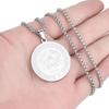 Kinitial Stainless Steel Cancer Zodiac Necklace Pendant for Women Girls Twelve Constellation Chocker Necklaces Jewelry Gift