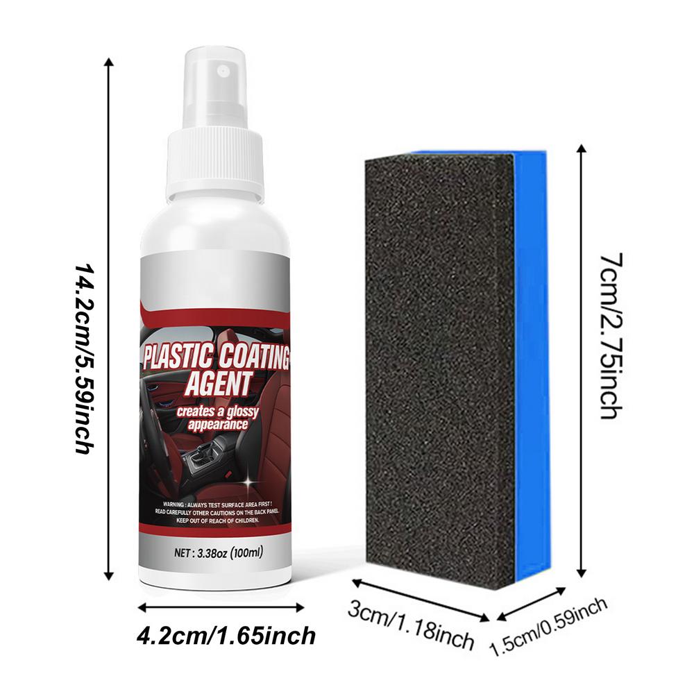 Car Interior Dashboard Wax Polish Car Interior Paint Car Cleaning Supplies Car Cleaning Agent Quick Restorer For Cars Boats