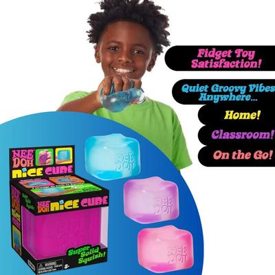 Needoh Sensory Calming Toys Creative Relaxation Children'S Toys Premium Cube Squiy Toys Emotion Release And Stress Relief