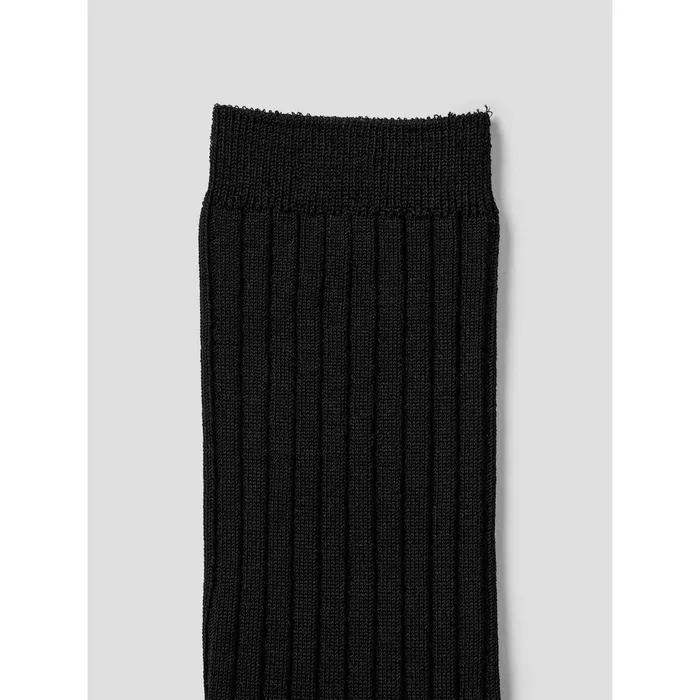 [8 Seconds] Ribbed Loose Long Socks Black (3561KTAMP5)