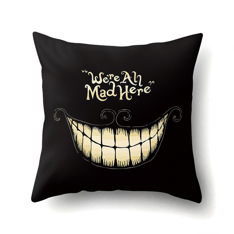 

Хэллоуин Полиэстеровая наволочка Подушка для поясницы Тыква Чехол для подушки на диван Офис Дом Гостиная Наволочка Pillow core not included