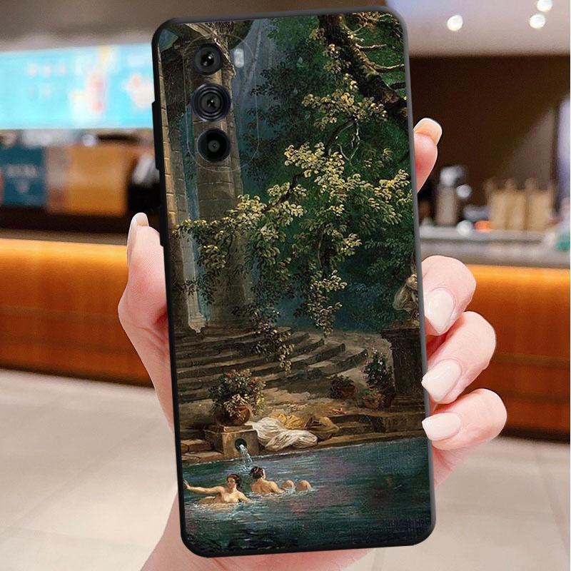 Renaissance art Painting Phone Case For Motorola Edge 60 50 40 Pro 60 50 40 30 Ultra Neo Fusion Moto G Play G Stylus G Carcasas
