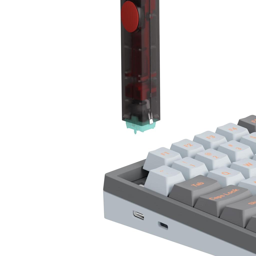 GATERON Twins Switch Puller Keycap Puller DIY Tool for Removing and Replacing Gaming Keyboard Switches and Keycaps for Mechanical Keyboards