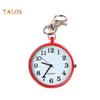 TW Fashion Orologio da tasca portachiavi medico unisex con quadrante rotondo al quarzo analogico