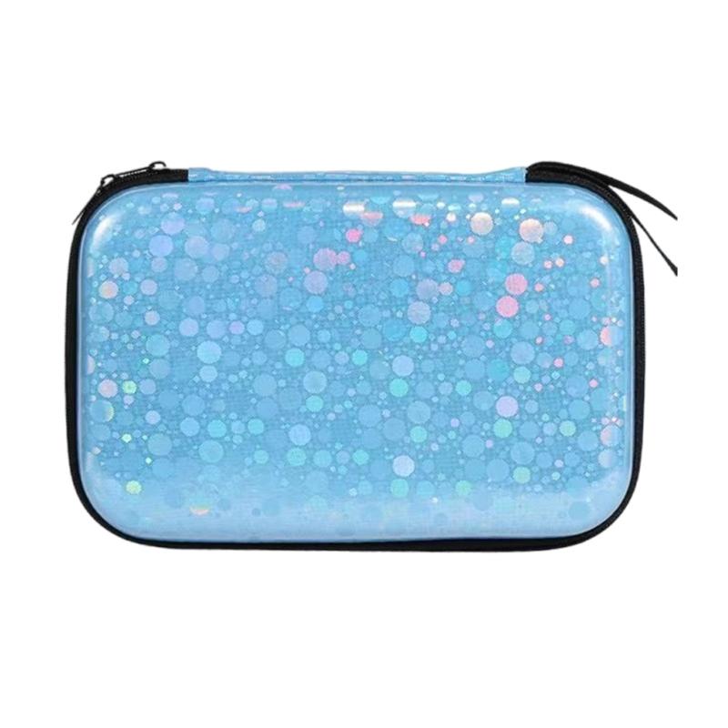 

Чехол для ракеток для пинг-понга Жесткий чехол Сумка для хранения ракеток для настольного тенниса Легко носить с собой Отличный подарок для любителей настольного тенниса темно-синий