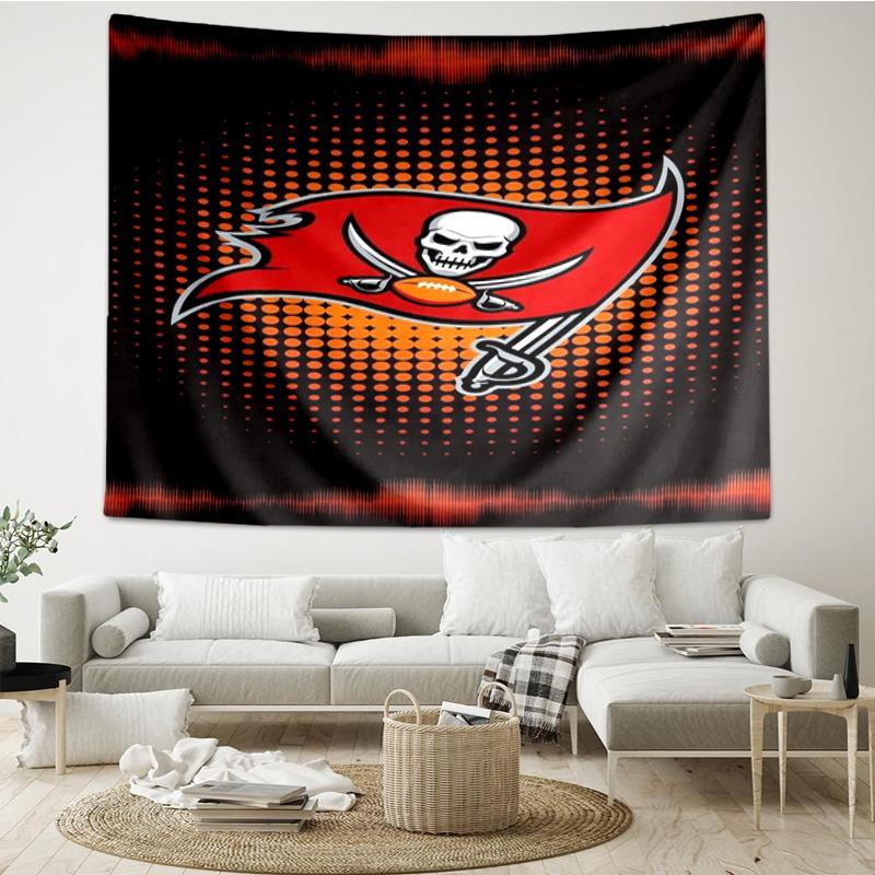 Tampa Bay Buccaneers Logo Tapestry Hanging for Bedroom,Livingroom, Playroom,Decor Art Room Wall Tapestry Holiday and Birthday Gifts