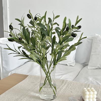 Set Olive Branches Suitable for Decorating Your Home, Kitchen, Living Room, And Garden. Perfect for Creating Floral Arrangements for Weddings And Enga