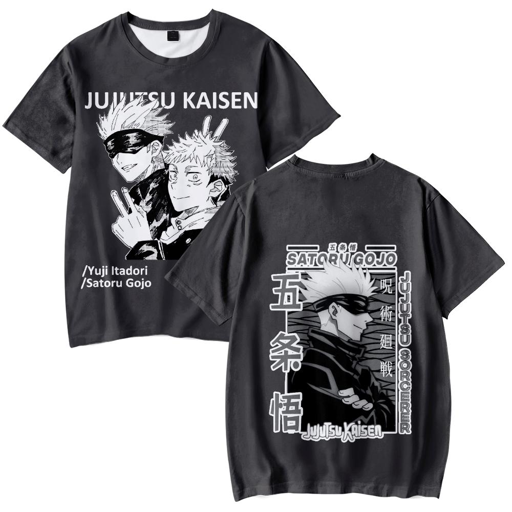 Jujutsu Kaisen T Shirt for Women Men Summer Clothing Fitness O Neck Man T-shirt for Male Oversized New Men T-shirts Tops