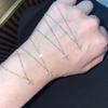 Mini Cross Necklace Women Dainty Versatile Thin Clavicle Chain