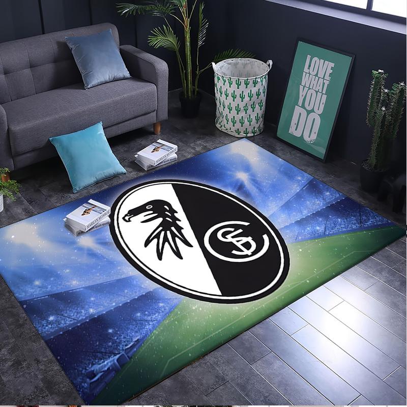 1PC Rug Club Crest Design Carpet, Chair Rug,Area Rug for Office Bedroom Living Rooms Bedroom, Doormat Decor Christmas Fan Gifts
