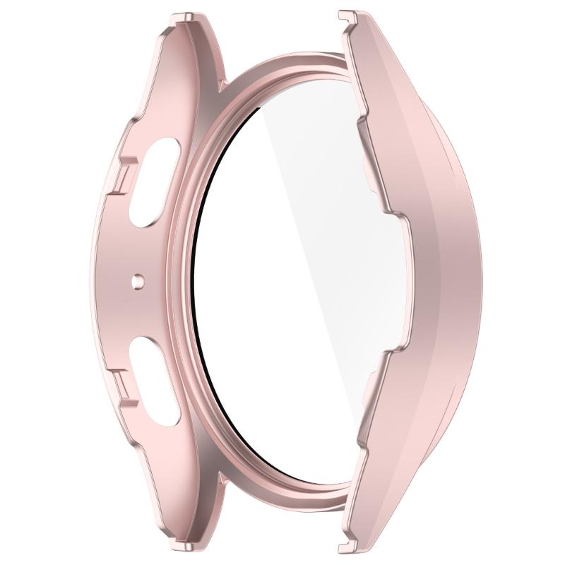 Smartwatch Protective Cover Watch Bumper Case Tempered Glass Screen Cover for Watch 7 40mm/44mm Assorted Color