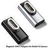 Adaptateur de charge magnétique compact pour accessoires de lunettes intelligentes Rokid AI