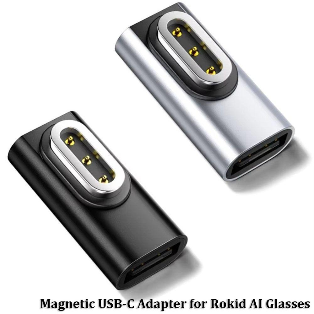 Compact Magnetic Charging Adapter for Rokid AI Glasses Smart Glasses Accessories
